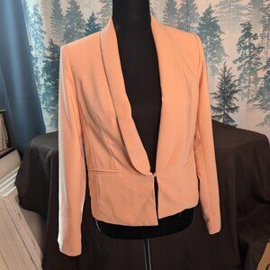 🎀 Forever 21 Peach Blazer Jacket – Women’s Size Small 🎀